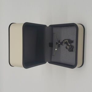 1265- Pregnant Women With Husband Necklace Stanley Steel NWT